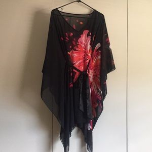 Bisou Bisou black/coral Dress